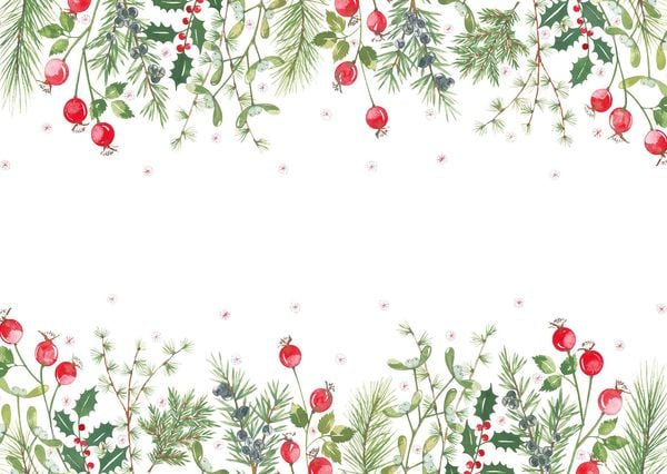 Produktbild: Design Paper Besinnliche Weihnachten DIN A5. Mit Falz f&uuml;r Klappkarten