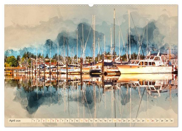 Produktbild: Ich liebe Segeln (hochwertiger Premium Wandkalender 2026 DIN A2 quer), Kunstdruck in Hochglanz
