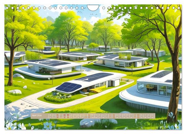 Produktbild: Idee des Wohnens (Wandkalender 2026 DIN A4 quer), CALVENDO Monatskalender