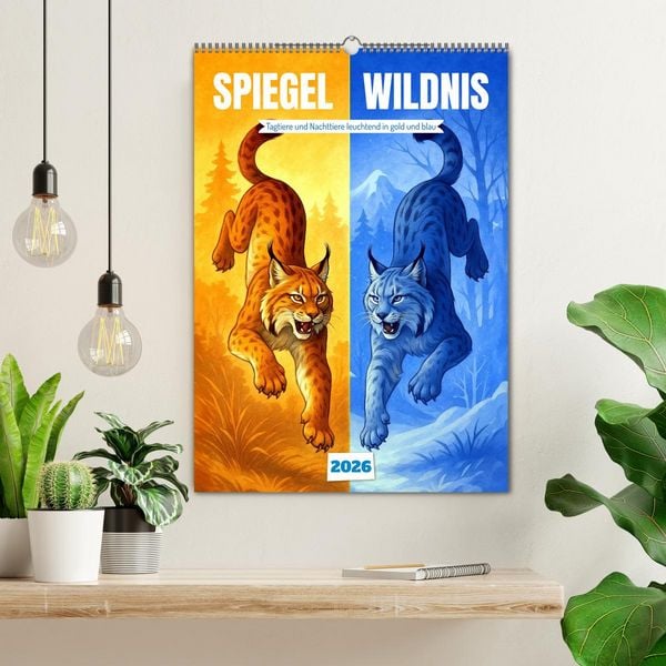 Produktbild: Spiegelwildnis (Wandkalender 2026 DIN A2 hoch), CALVENDO Monatskalender
