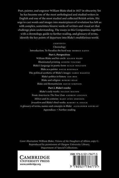 Produktbild: The Cambridge Companion to William Blake