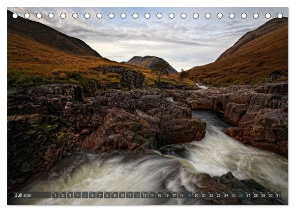 Produktbild: Abenteuer Schottland (Tischkalender 2026 DIN A5 quer), CALVENDO Monatskalender