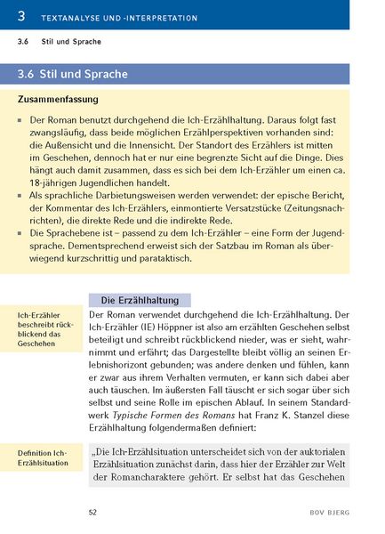 Produktbild: Auerhaus von Bov Bjerg - Textanalyse und Interpretation