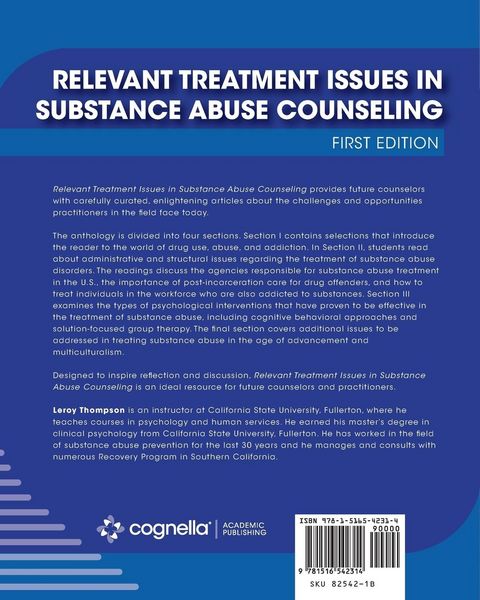 Produktbild: Relevant Treatment Issues in Substance Abuse Counseling