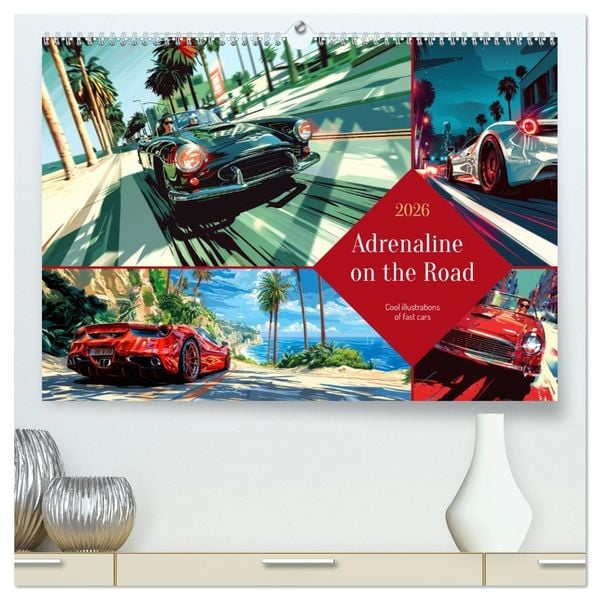 Produktbild: Adrenaline on the Road (High Quality Premium Wall Calendar 2026 DIN A2 landscape),CALVENDO 12 Month Wall Calendar
