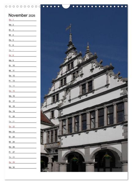 Produktbild: Streifz&uuml;ge durch Paderborn (Wandkalender 2026 DIN A3 hoch), CALVENDO Monatskalender