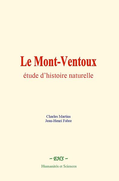 Produktbild: Le Mont-Ventoux : &eacute;tude d'histoire naturelle