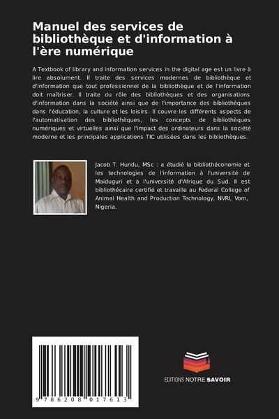 Produktbild: Manuel des services de biblioth&egrave;que et d'information &agrave; l'&egrave;re num&eacute;rique