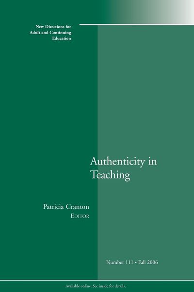 Produktbild: Authenticity in Teaching