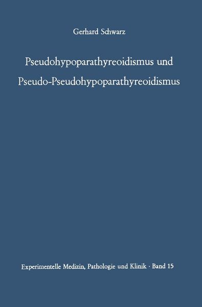 Produktbild: Pseudohypoparathyreoidismus und Pseudo-Pseudohypoparathyreoidismus