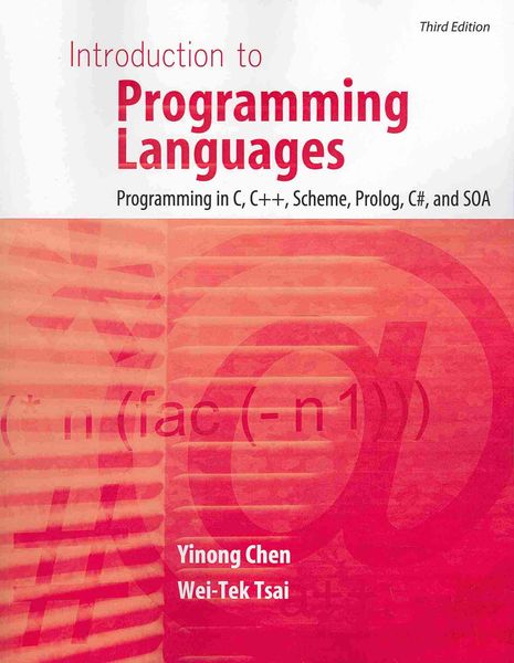Produktbild: Introduction to Programming Languages
