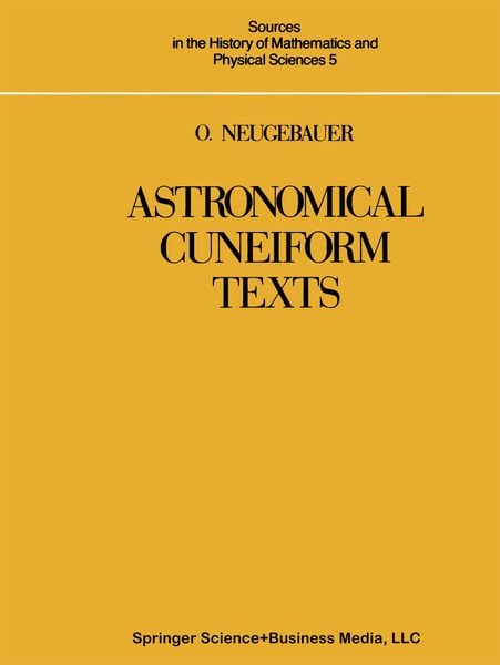 Produktbild: Astronomical Cuneiform Texts