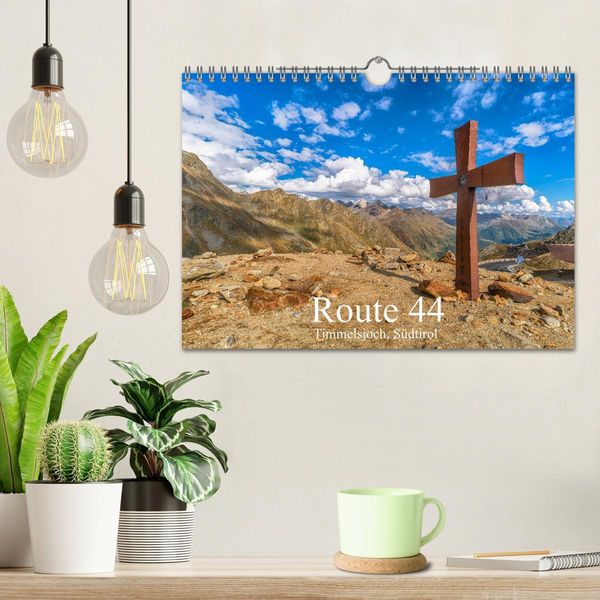 Produktbild: Route 44. Timmelsjoch, S&uuml;dtirol (Wandkalender 2026 DIN A4 quer), CALVENDO Monatskalender