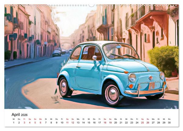 Produktbild: Surreale Autofreuden (hochwertiger Premium Wandkalender 2026 DIN A2 quer), Kunstdruck in Hochglanz