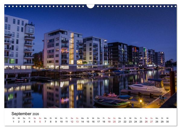Produktbild: Frankfurt am Main bei Tag und Nacht (Wandkalender 2026 DIN A3 quer), CALVENDO Monatskalender