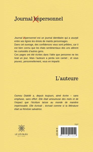 Produktbild: Journal impersonnel