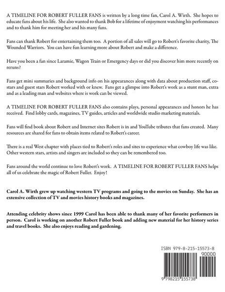 Produktbild: A Timeline for Robert Fuller Fans