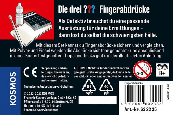 KOSMOS - Die Drei ???: Fingerabdrücke