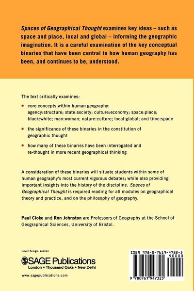 Produktbild: Spaces of Geographical Thought