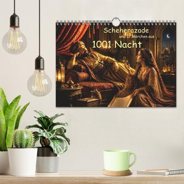 Produktbild: Scheherazade und 12 M&auml;rchen aus 1001 Nacht (Wandkalender 2027 DIN A4 quer), CALVENDO Monatskalender