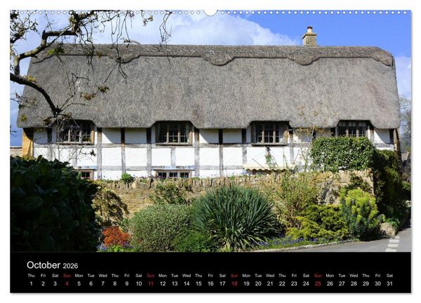 Produktbild: Cotswold Cottages (High Quality Premium Wall Calendar 2026 DIN A2 landscape),CALVENDO 12 Month Wall Calendar