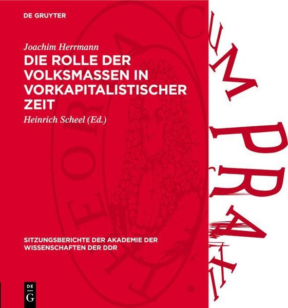 Produktbild: Die Rolle der Volksmassen in vorkapitalistischer Zeit