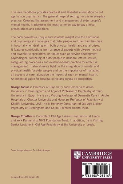 Produktbild: Handbook of Old Age Liaison Psychiatry