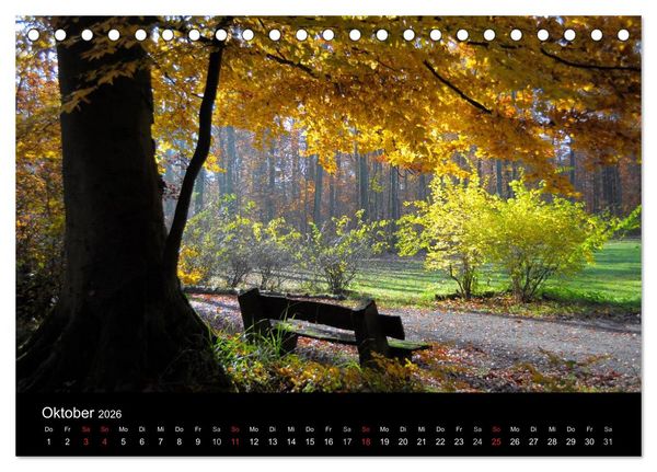 Produktbild: Wege 2026 (Tischkalender 2026 DIN A5 quer), CALVENDO Monatskalender