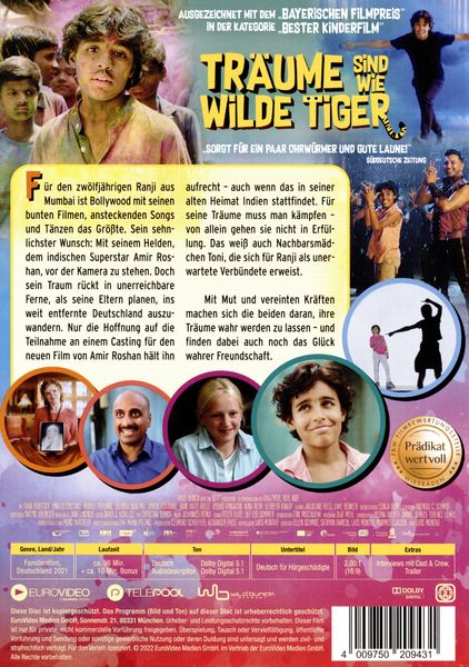 Produktbild: Tr&auml;ume sind wie wilde Tiger