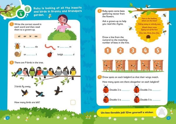 Produktbild: Reception to Year 1 Summer Activity Book with stickers