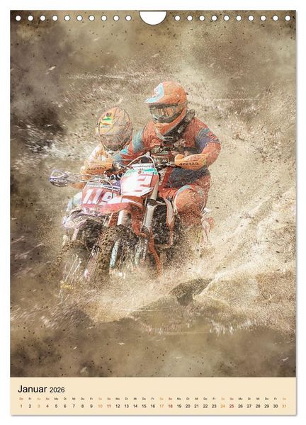 Produktbild: Motocross - Sport der Extreme (Wandkalender 2026 DIN A4 hoch), CALVENDO Monatskalender