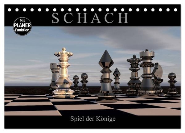 Produktbild: SCHACH - Spiel der K&ouml;nige (Tischkalender 2026 DIN A5 quer), CALVENDO Monatskalender