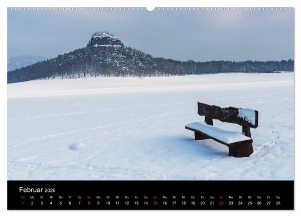 Produktbild: S&auml;chsische Schweiz (Wandkalender 2026 DIN A2 quer), CALVENDO Monatskalender
