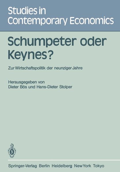 Produktbild: Schumpeter oder Keynes?