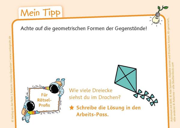 Produktbild: Die kleine Mathe-Knobel-Kartei &ndash; Klasse 3/4