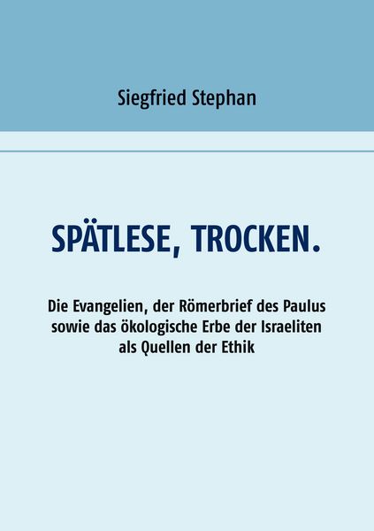 Produktbild: Sp&auml;tlese, trocken.
