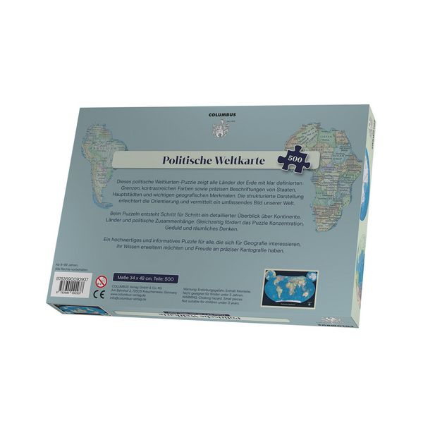 Produktbild: Die Politische Weltkarte als Puzzle