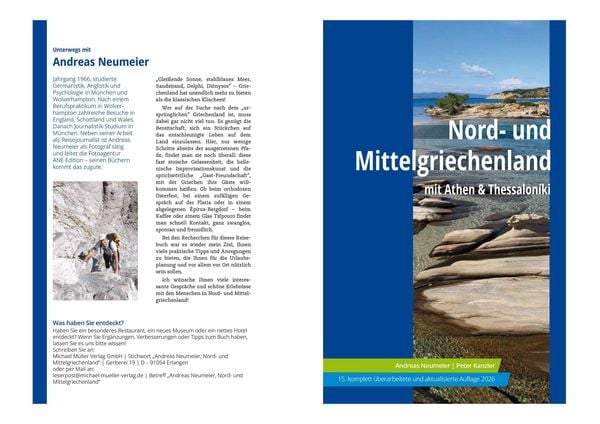 Produktbild: MICHAEL M&Uuml;LLER Reisef&uuml;hrer Nord- und Mittelgriechenland