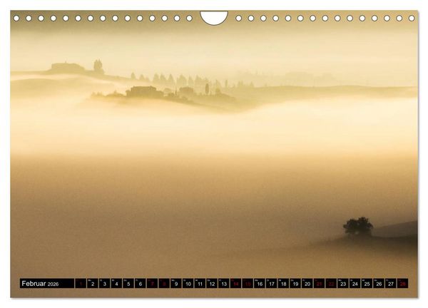 Produktbild: Toskana - Inseln im Nebel (Wandkalender 2026 DIN A4 quer), CALVENDO Monatskalender
