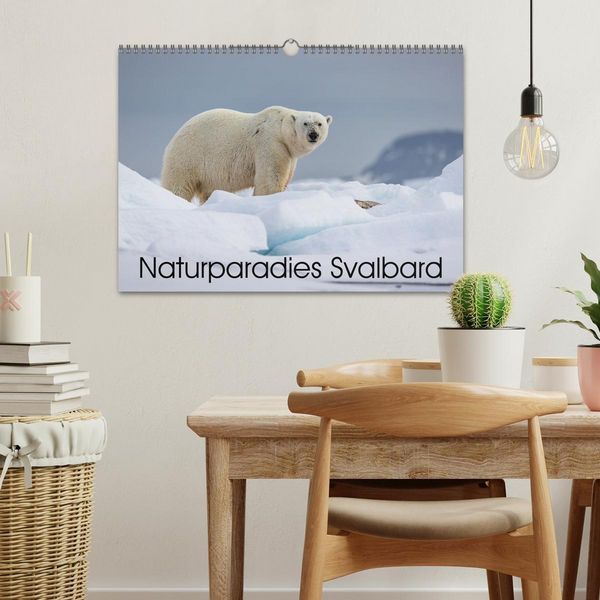 Produktbild: Naturparadies Svalbard (Wandkalender 2026 DIN A3 quer), CALVENDO Monatskalender