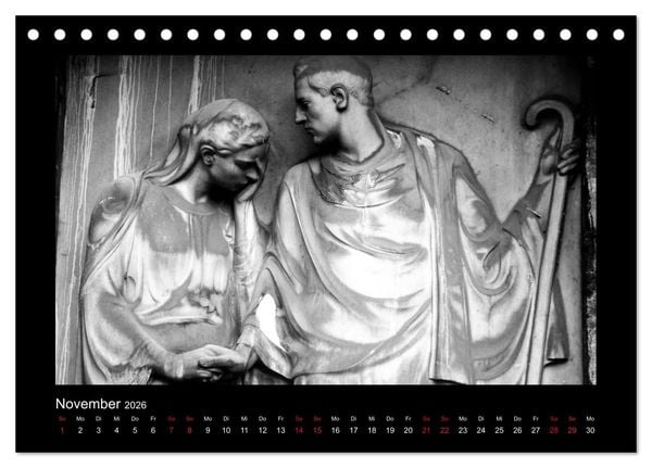 Produktbild: Die Engel von Melaten (Tischkalender 2026 DIN A5 quer), CALVENDO Monatskalender