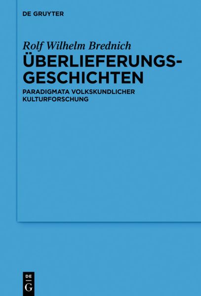 Produktbild: &Uuml;berlieferungsgeschichten