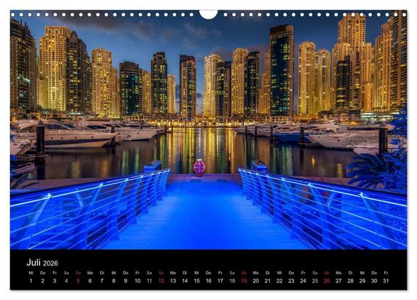 Produktbild: Dubai in Bildern (Wandkalender 2026 DIN A3 quer), CALVENDO Monatskalender