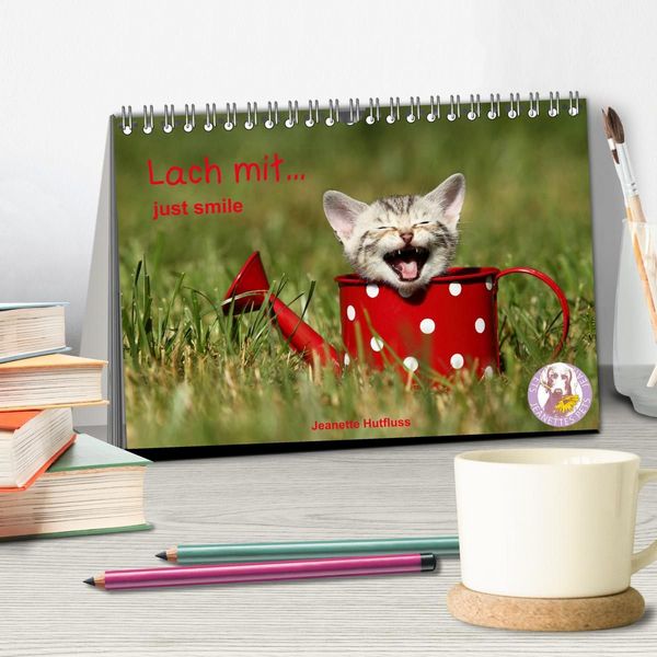 Produktbild: lach mit...just smile (Tischkalender 2027 DIN A5 quer), CALVENDO Monatskalender