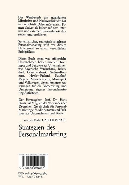 Produktbild: Strategien des Personalmarketing