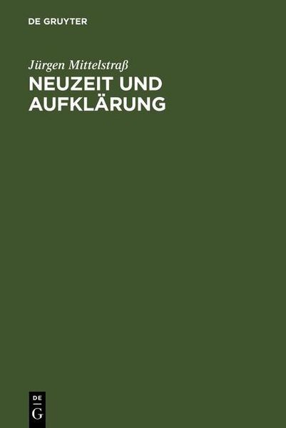 Produktbild: Neuzeit und Aufkl&auml;rung