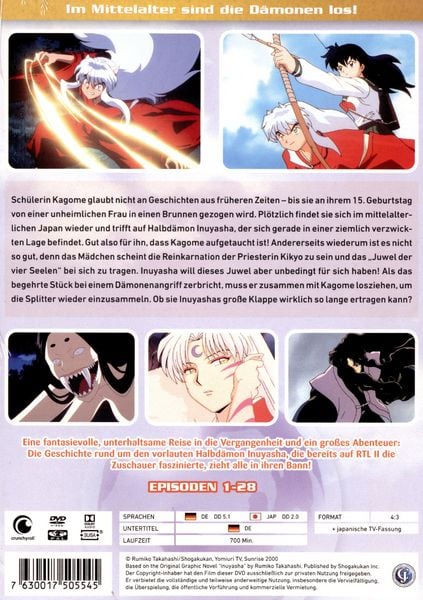 Produktbild: InuYasha - Die TV Serie - Box Vol. 1/New Edition [7 DVDs]