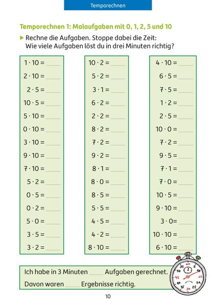 Produktbild: 1x1 lernen 2./3. Klasse &Uuml;bungsblock