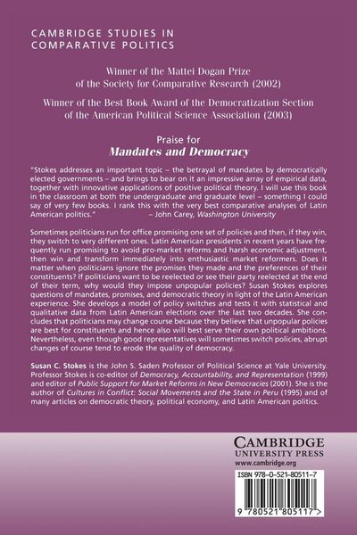 Produktbild: Mandates and Democracy