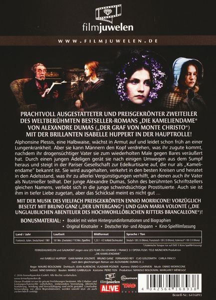 Produktbild: Die Kameliendame - Extended Version [3 DVDs]